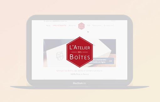 l'atelier des boîtes site web